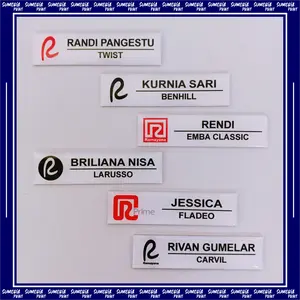 Name Tag / Papan Nama Dada Ramayana (Peniti atau Magnet)