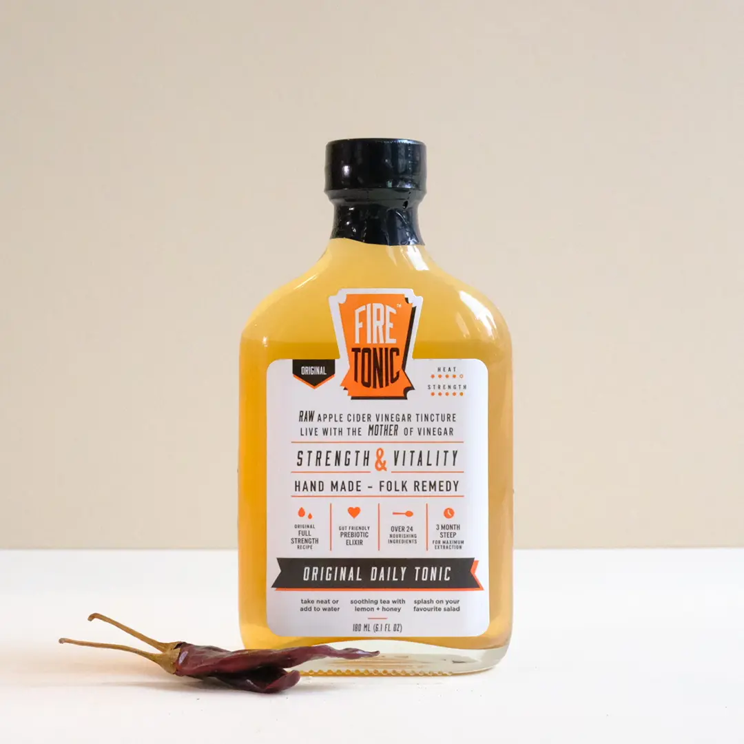 Fire Tonic 180ML Raw Apple Cider Vinergar Tincture