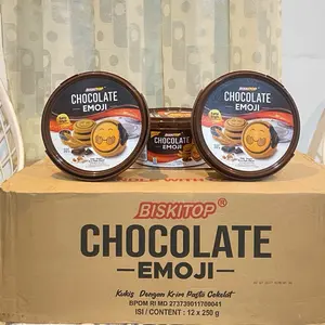 Biskitop Chocolate Emoji 250g Biskuit