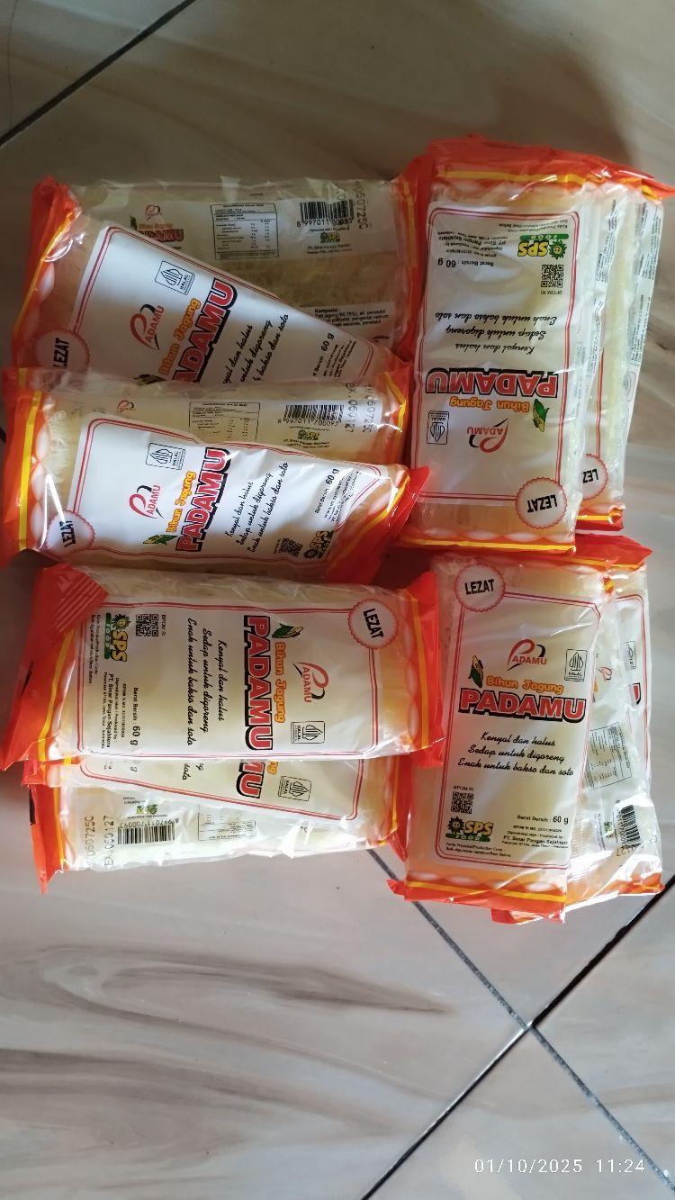 Bihun Jagung Padamu Orange 60g (12pcs) Bihun Jagung Padamu Orange 60g (12pcs)