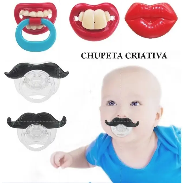 Baby Silicone Pacifiers Whisker Pacifiers Soothing Baby Teether Pacifiers