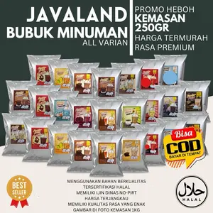 [250gr Javaland] Bubuk Minuman Aneka Rasa Serbuk Minuman Boba Kekinian 250gr