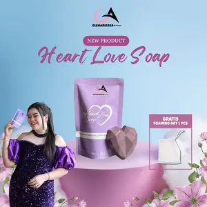 [SPESIAL LIVE ] GLENARIESKA BY NIKYSYA- 1 PCS HEART LOVE SOAP