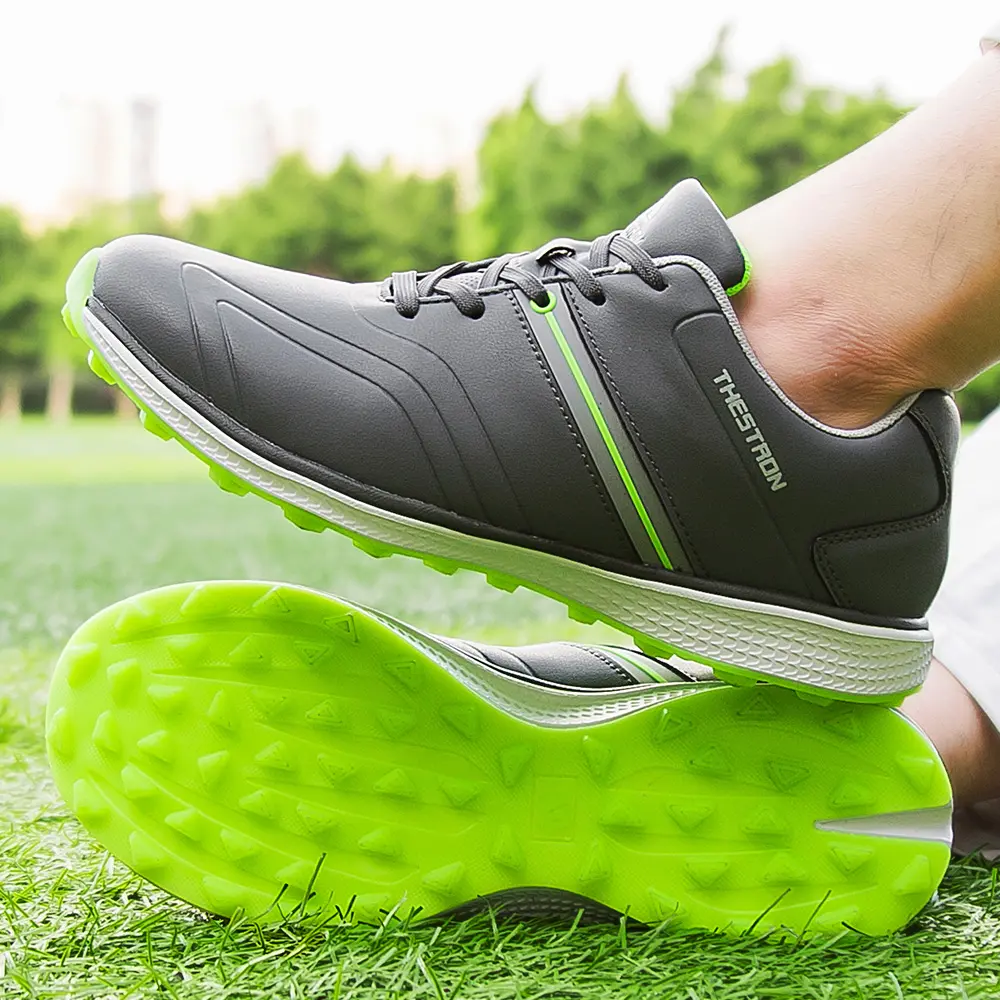 Mens Waterproof  Male Golf Shoes Professional Lightweight Golfer Footwear Outdoor Golfing Sport Trainers Athletic Sneakers Brand