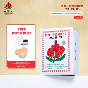 MBK Powder Putih Sachet (Free Pot & Puff) - Putih Sachet
