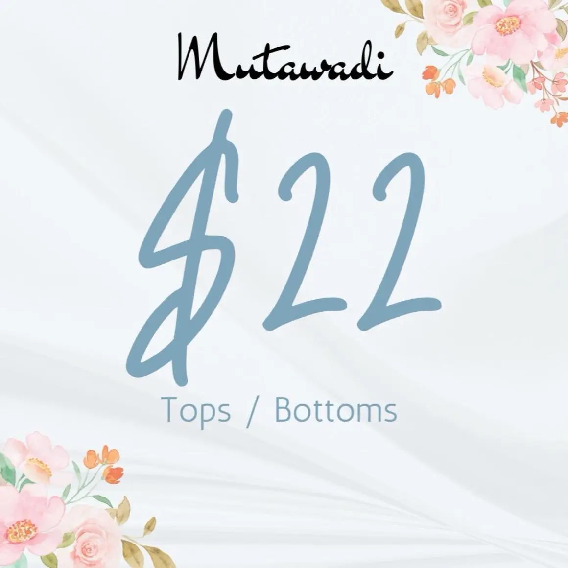 $22 Tops Bottoms clothes only for (Live Sales)