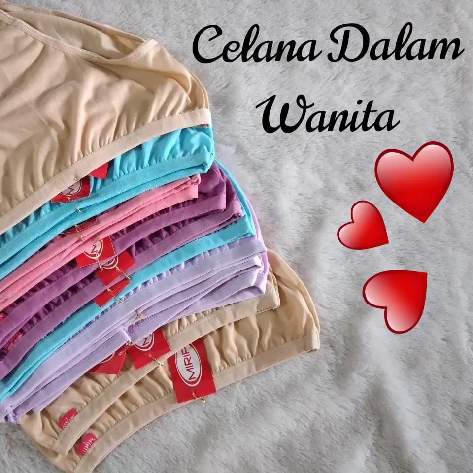Lusinan Celana Dalam Wanita Mirip CD Wanita Warna Cerah Celana Dalam Wanita Lusinan Murah Grosir CD Wanita