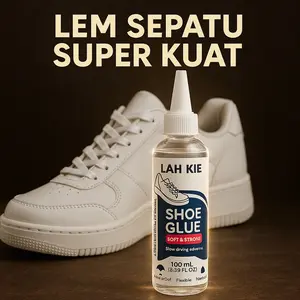 LEM LAH KIE - Lem Sandal Dan Sepatu - Lem Super Kuat Tahan Air - Lem Terbaik Untuk Semua Jenis Sepatu Dan Sandal