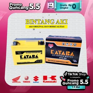 Aki Motor KAYABA GTZ5S HONDA BEAT VARIO REVO 110 SCOOPY SUPRA X 125 SPACY BLADE NEW MEGA PRO VERZA CRF GENIO Motorcycle Sepeda