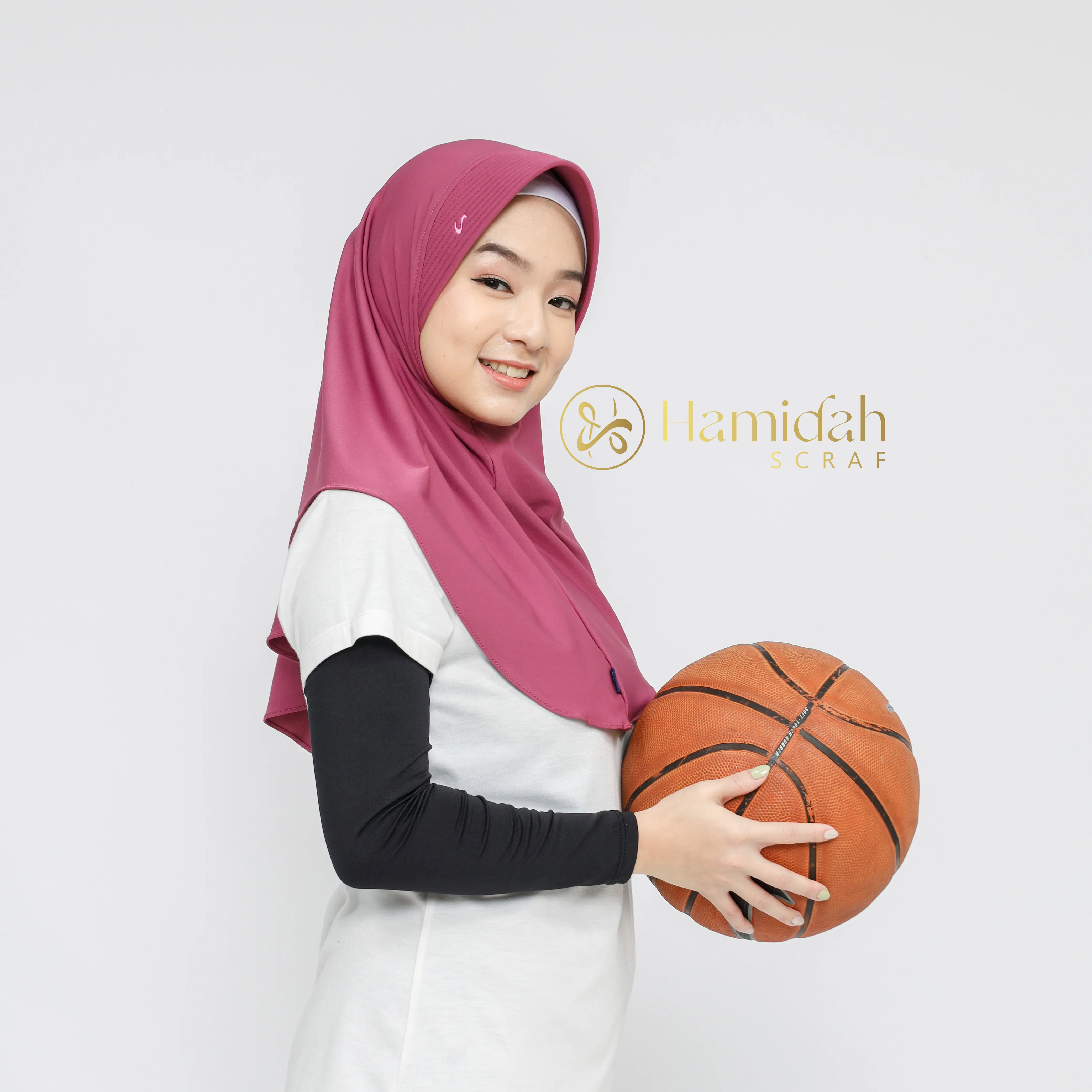 Hamidah - Hijab Bergo Pinguin Hamidah Size M Matt Jersey