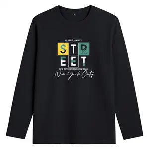 SHERNLY Kaos Distro Lengan Panjang SP.012,Atasan Dewasa Premium Digital Printing Pria Wanita Casual Baju Distro Cotton Single 24s VATOR INK