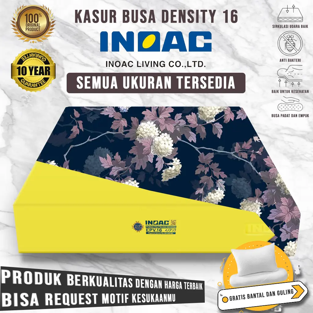 Kasur Busa Inoac EPV D16 Original Produk Dan Bergaransi Resmi 10 Tahun