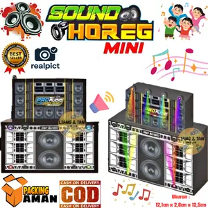( BISA COD ) PROMO MAINAN ANAK SPEAKER SOUND UKURAN MINI HOREG LAMPU MUSIK BUAT DIPASANG DI TRUK PICK UP MINI MINIATUR SPEAKER SOUND SYSTEM OKEGAS SNI MURAH