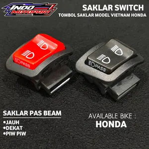 Saklar pass beam 4pin honda tombol saklar vietnam passbeam piw piw pnp beat fi beat esp beat pop beat deluxe scoopu stylo supra revo