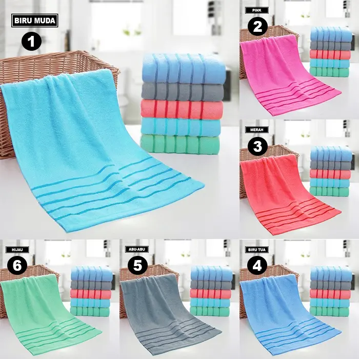 Handuk Mandi / Handuk Kecil / Handuk Serbaguna / Handuk Anak / Kualitas Import Terbaik H32