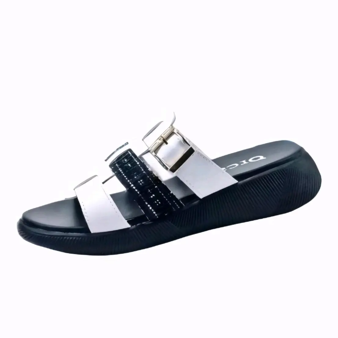 Vhinea Sendal Rajut Wanita Wedges Hak Tinggi 3CM Premium Platfrom Korea Style 37-40 Sandal karet Perempuan