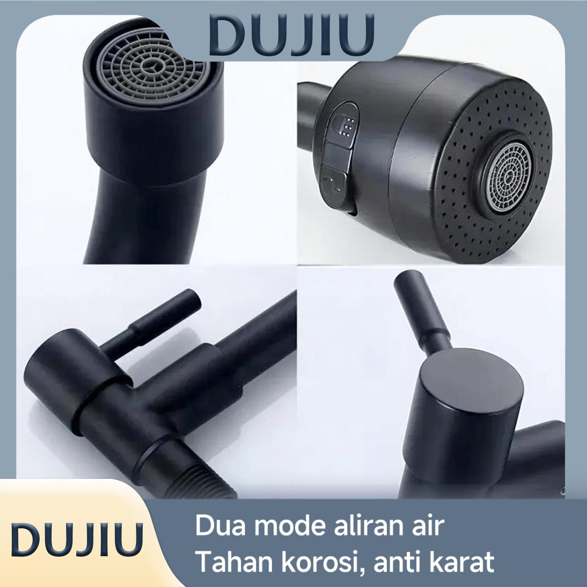 2026 Terbaru! Keran Air Dingin Hitam Putar 360° – Stainless Steel Anti Karat, Aliran Bisa Diatur, Anti Percik, Cocok untuk Balkon & Dapur | Ready Stock | Kirim Cepat