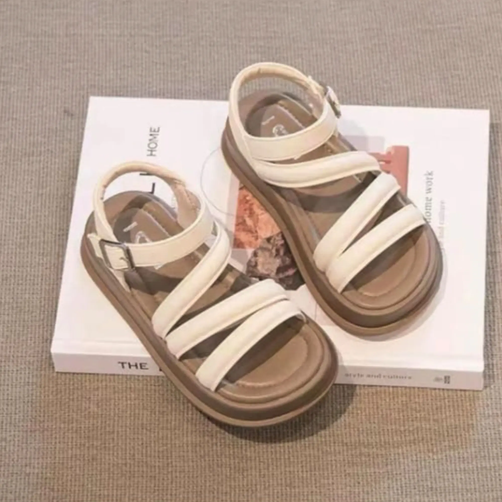 PROMO 5.5 IMPORT OkayBaby B423 Sepatu Sandal Anak Perempuan Import Sendal Tali Anak-Anak Cewek Fashion New Arrival Lucu Bahan Empuk Karet Jelly Anti Slip Anti Licin Umur 2-12 Tahun Terbaru