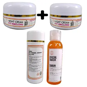 Paket Cream Fey 15gr ( 2 Cream Malam + 1 Sabun + 1 Toner)