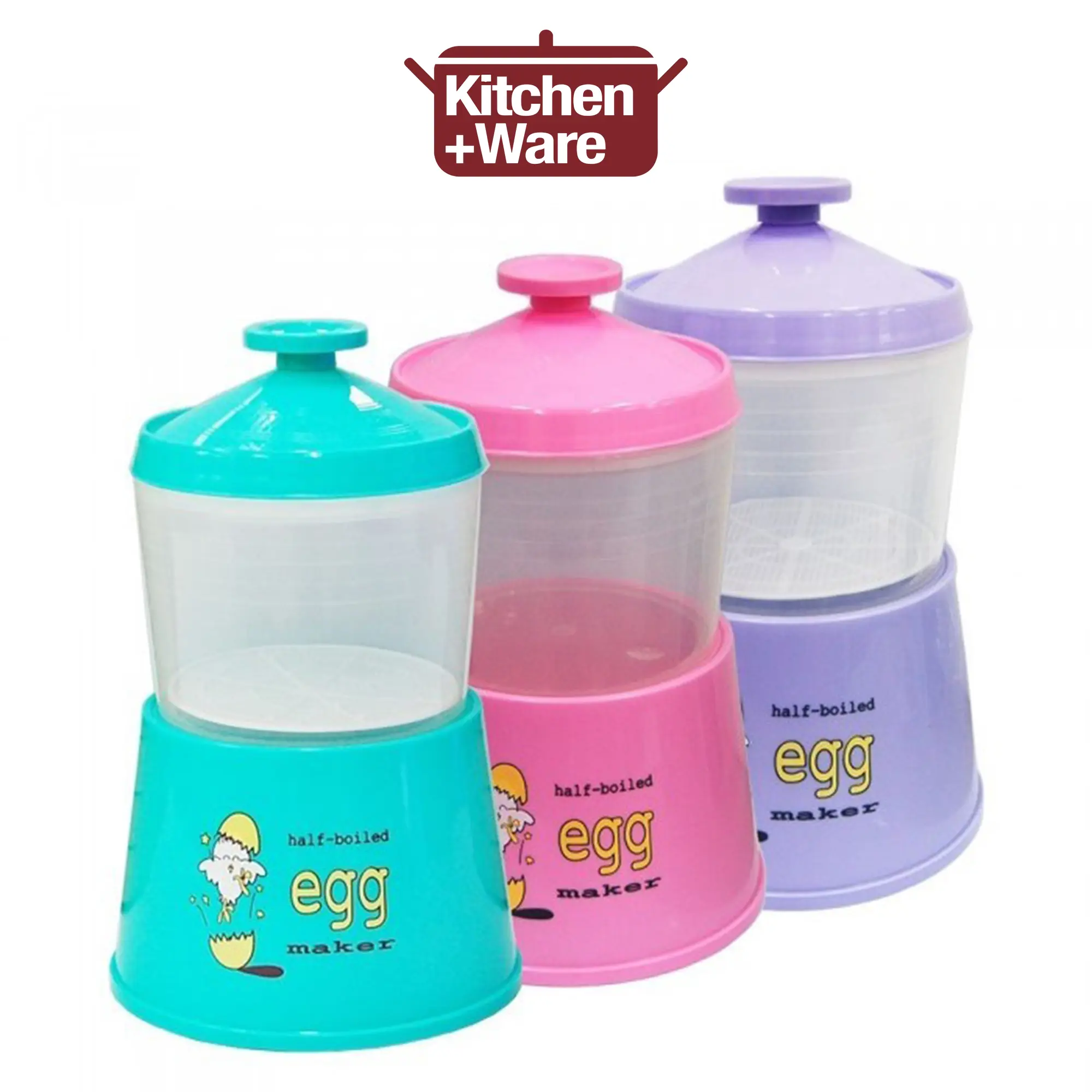 Soft Boil Eggs Maker / Half Boiled Egg Cooker Boiler / 4 Eggs in 10 Mins