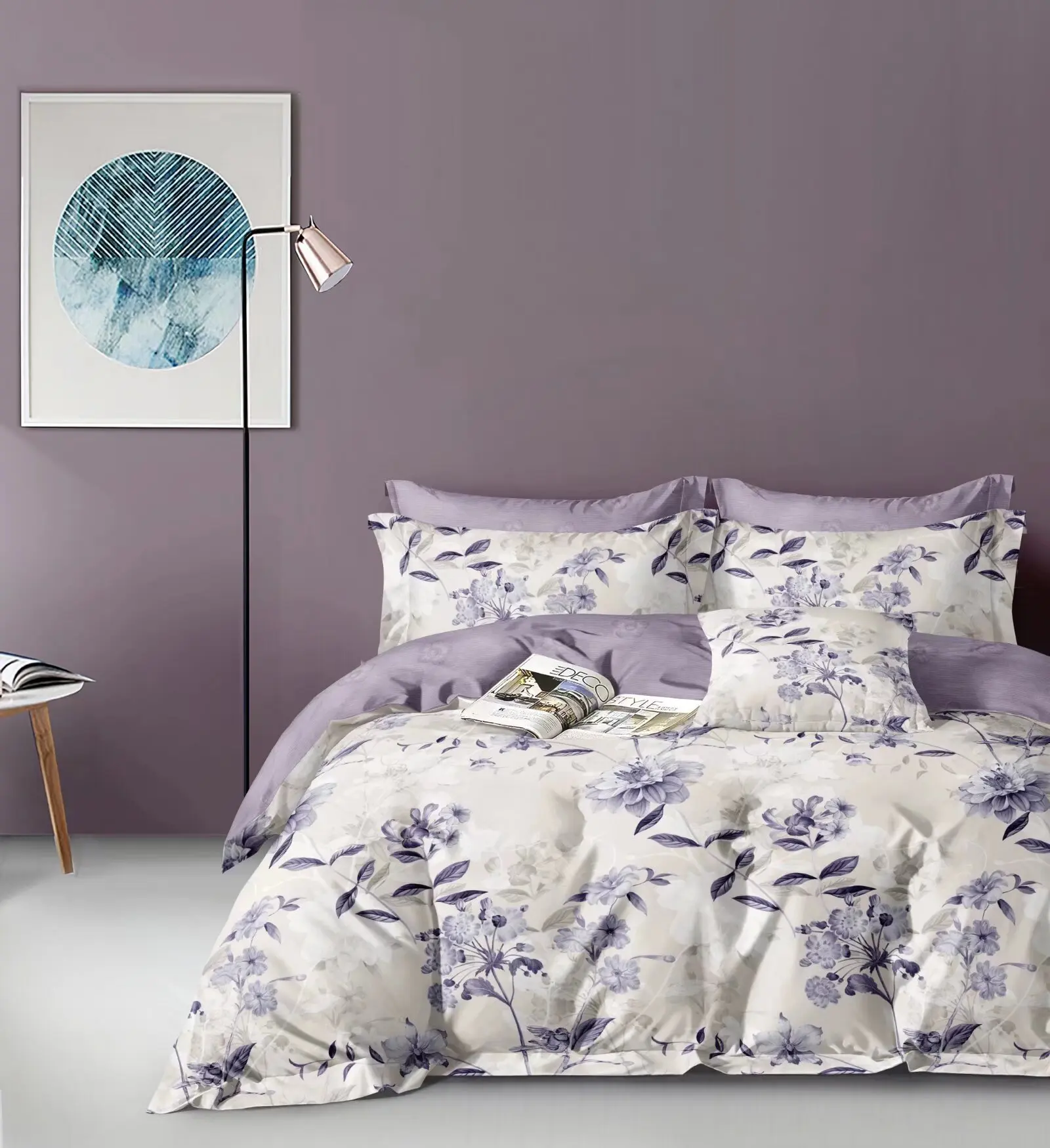 980TC 7-in-1 Comforter set Queen/King. Pillow | Bedsheet | bolster | Comforter Blanket comforterset