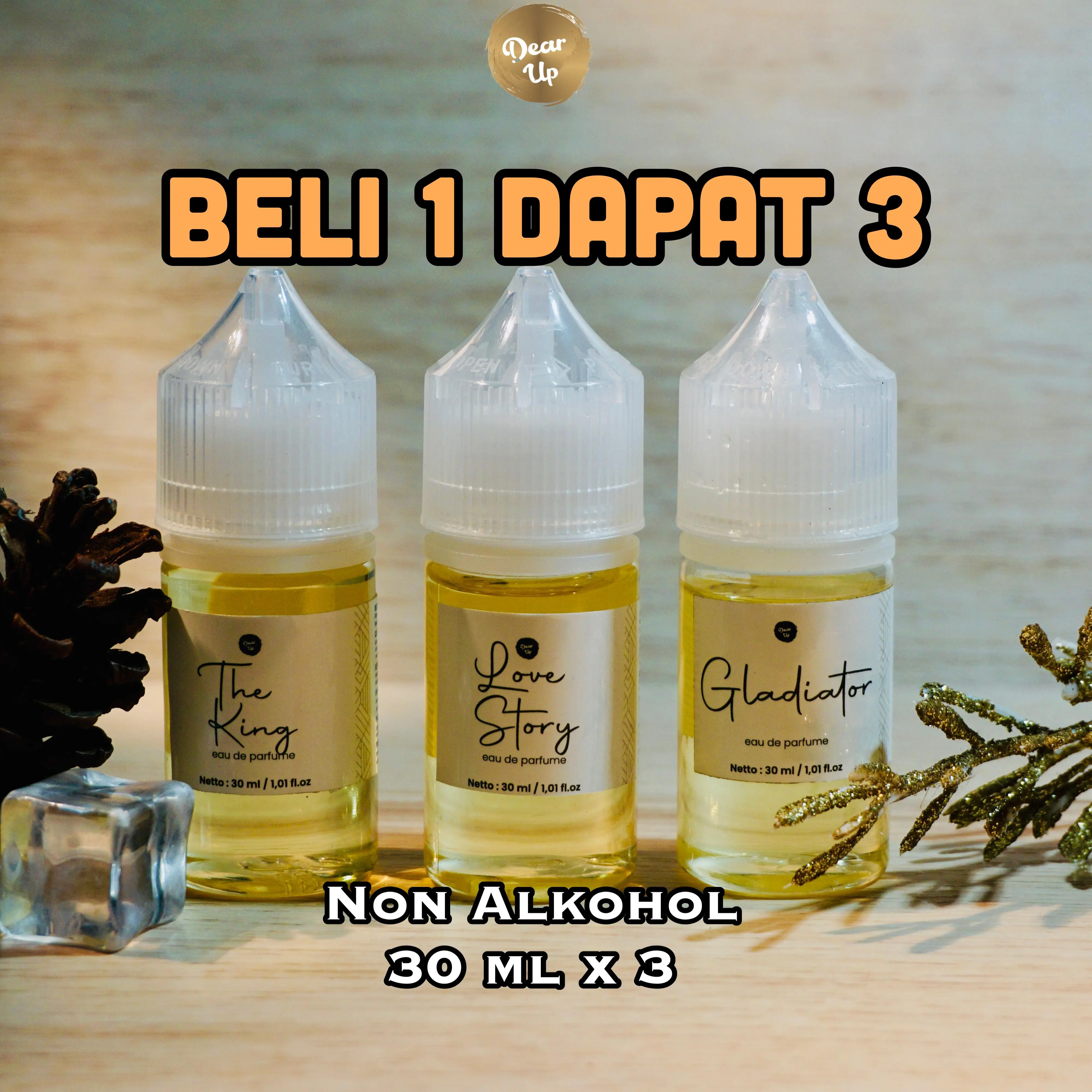 BELI 1 DAPAT 3 PAKET GIFT SERIES NON ALKOHOL EDP PARFUM UNISEX BPOM Perfume