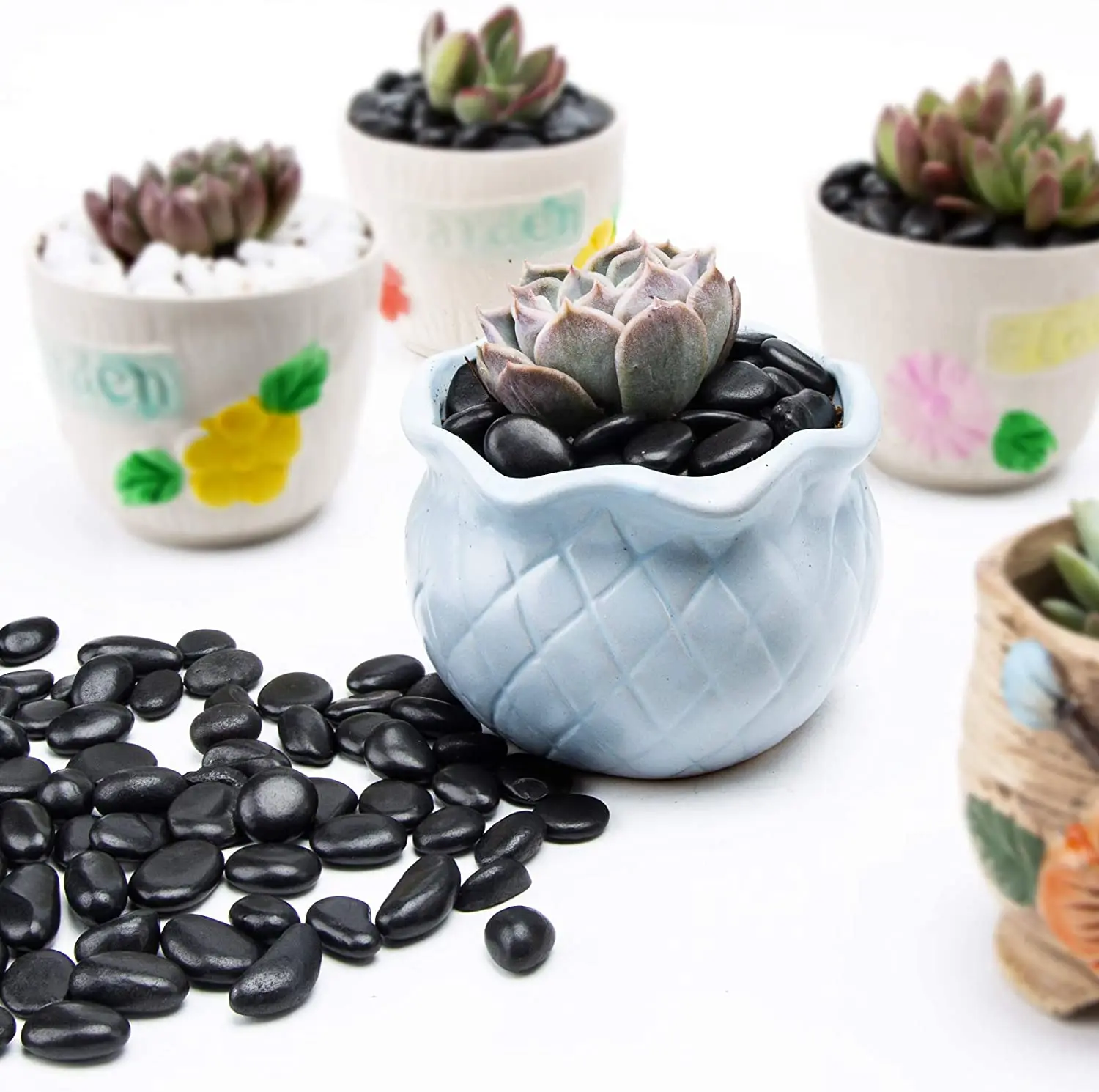 2 Packets Pebbles for arrangement,($5/packet) plants, gardens, home décor, soil Aacc186