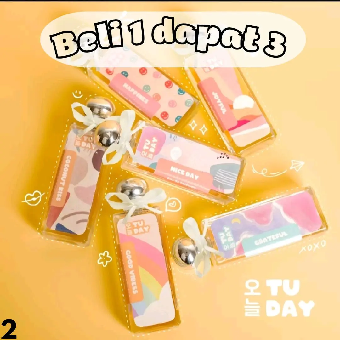 ( COD ) Parfum Beli 1 dikirim 3 parfum wanita parfum Korea Todays soft wangi tahan lama
