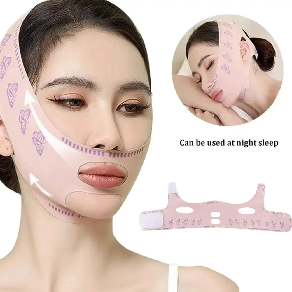 Mặt Nạ Ngủ Điêu Khắc Khuôn Mặt, Hình Chữ V, Nâng Cằm Và Má, Mặt Nạ Định Hình Nâng Cơ, Chăm Sóc Da, Hàng Có Sẵn