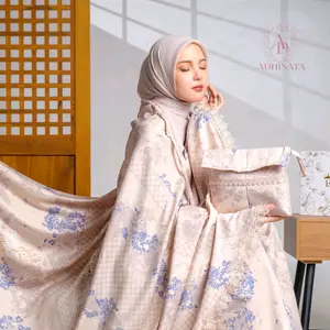 SEO Mukena silk premium 2in1 resleting cocok untuk han taran /Autumn Orange Motif Printing Muslim Dewasa mukenamurah cantik Nyaman Renda Mewah Travel Tebal Mukenah mukena  renda santri jumbo bandung 2026