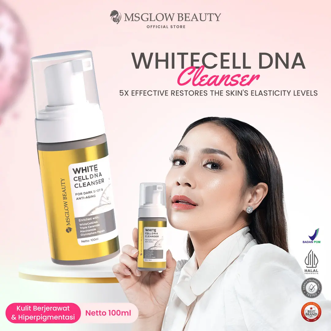 MS GLOW - WHITECELL DNA CLEANSER - 100 ML