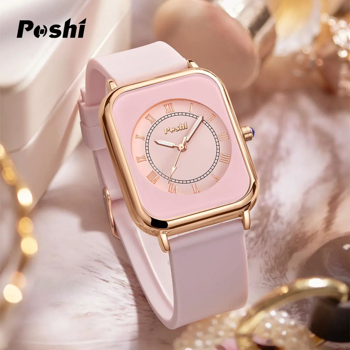Waterproof Watch for Woman Fashion Korean Version Square Casual Women's Watches