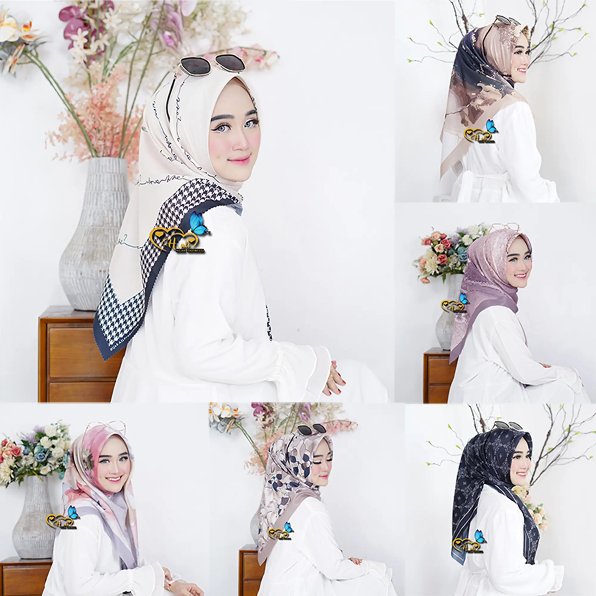 Naya Series Hijab Voal Motif Standart muslim nyaman ( 1 - 100 )
