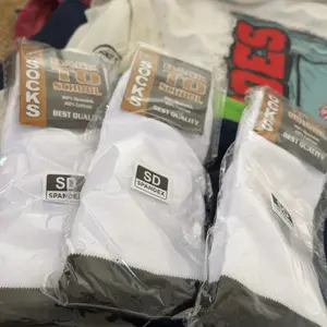 6 Pasang dan 3 Pasang kaos Kaki sekolah putih telapak hitam