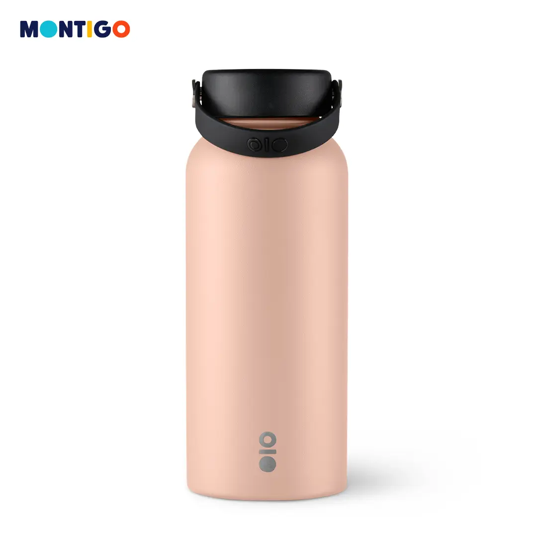 Montigo Bliss Ace Bottle Mega (950ml/32oz) - Durable Stainless Steel Temperature Retention and Leakproof Water Bottle