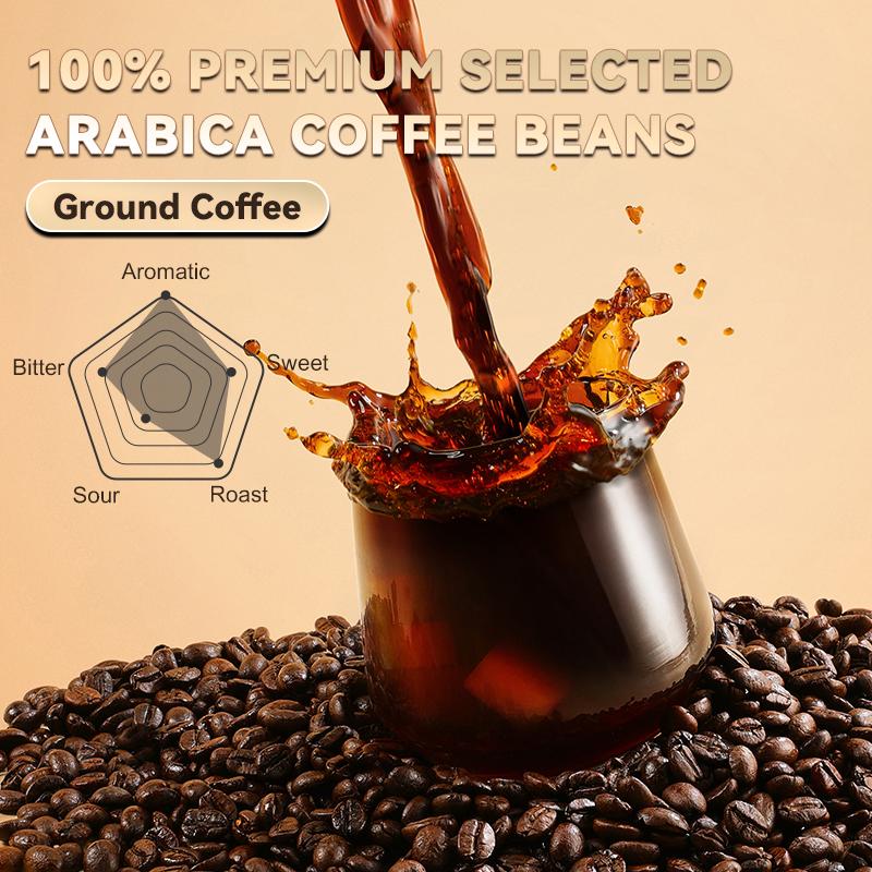 DUJOSOO Black Coffee FDA Approved Low Sugar 30g (3g x10 Sticks) with Free Gift Premium Arabica Beans Instant Powder