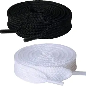 Tali Sepatu Jumbo Polos Lebar 1,2cm Premium Pria Wanita 120cm Sneaker Shoe - Kualitas Premium