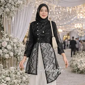Outer brukat janggan modern / Outer brukat wisuda terbaru / Baju Atasan Wanita Dewasa Outer brukat janggan modern / Outer brukat wisuda terbaru / Baju Atasan Wanita Dewasa