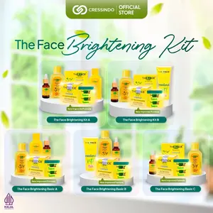 [BPOM] THE FACE Temulawak Brightening KIT - Skincare Routine Recommended Glowing BPOM - Membantu Mencerahkan Wajah