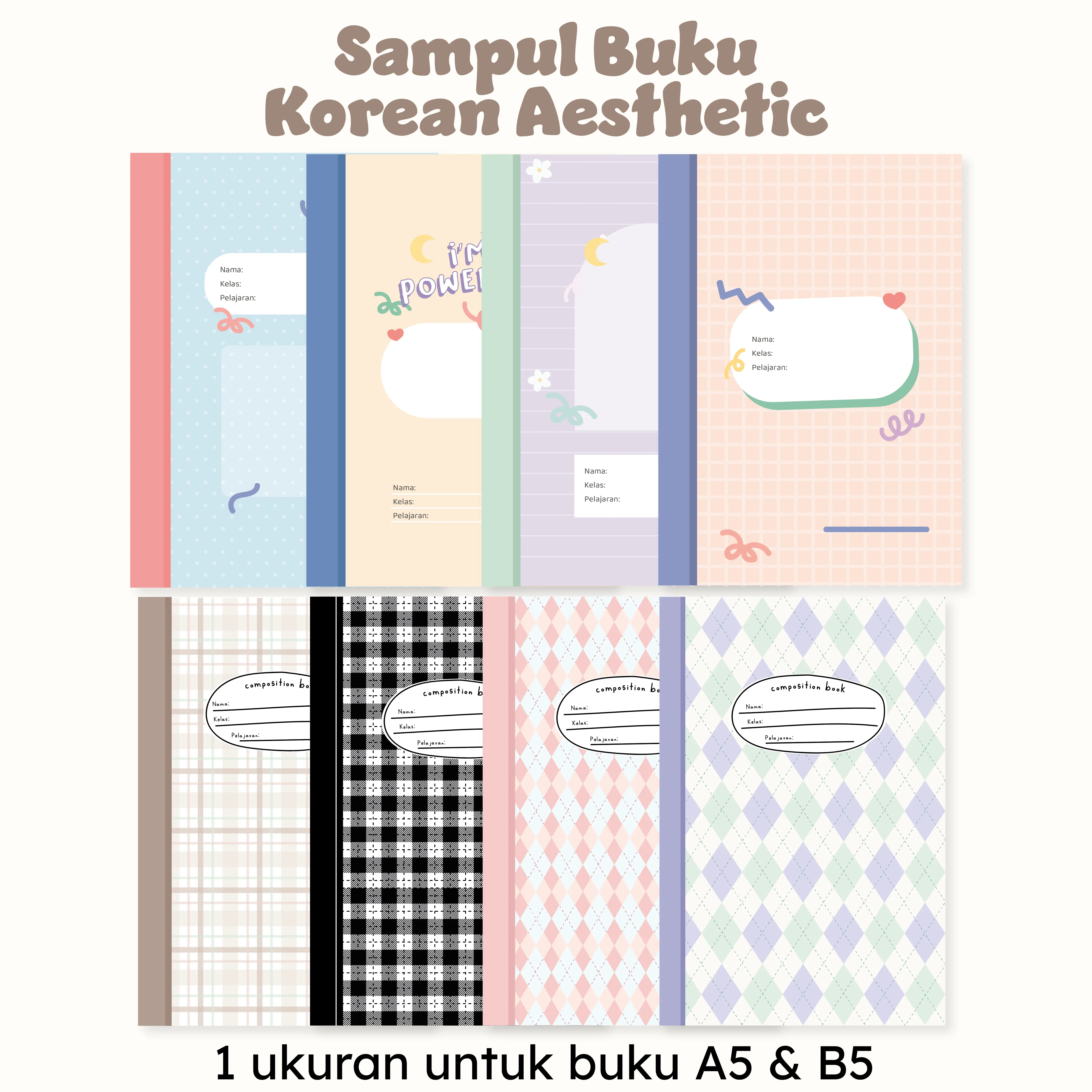 Paperie Lab - Sampul Buku Aesthetic Paper Stationery