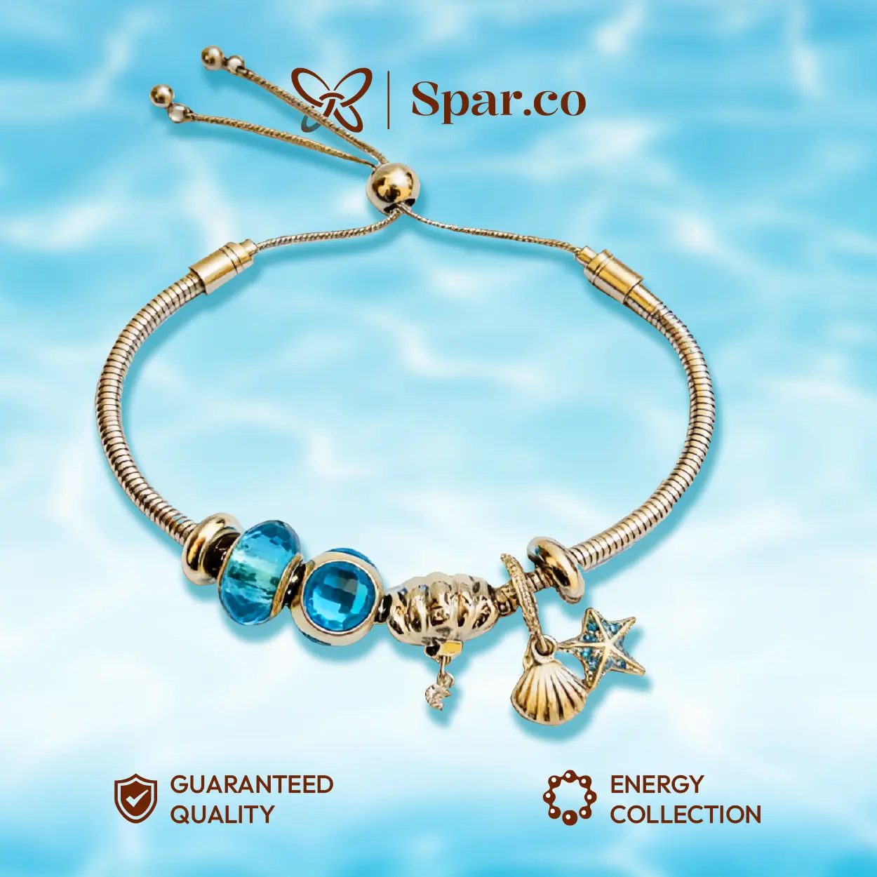 [LIVE SPECIAL] Spar.co Gelang Silver Tali Serut Aesthetic Manik-Manik Beads Charm Pedant - Silver Fairy Bracelets With Pedant  y2k Accessories SP-AAD1235