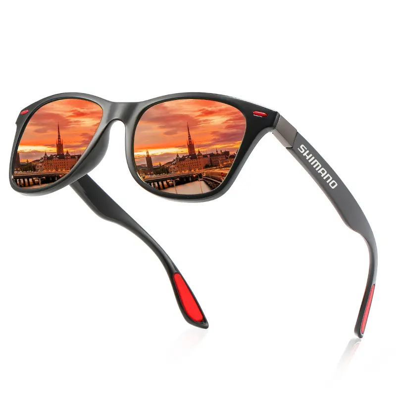 Men Polarized Fishing Glasses Anti-glare SHIMANO Sunglasses Outdoor Sports Eyewear Driving Hiking Cycling Camping Goggles