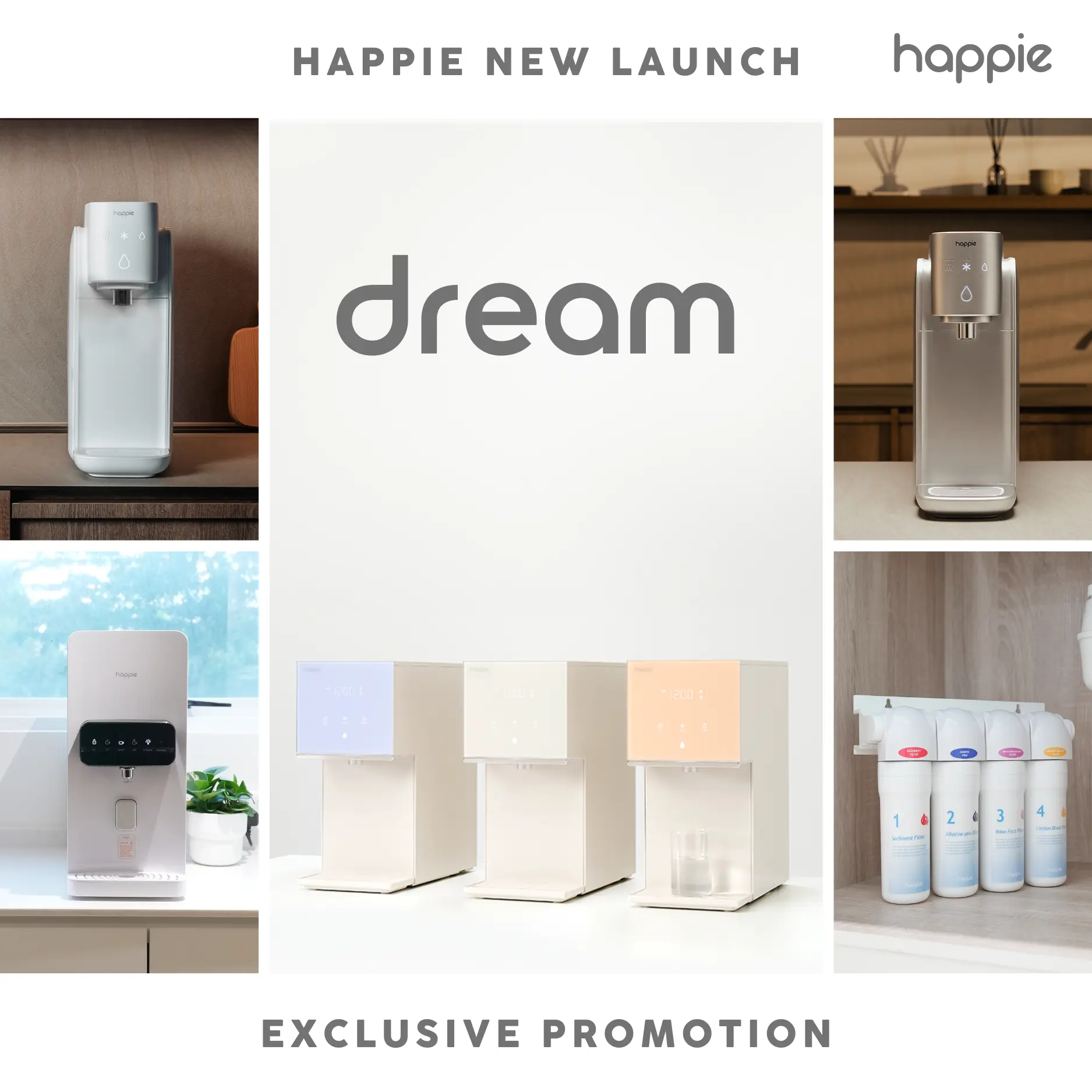 Happie Water Purifier Exclusive Promotion [PACKAGE 3]