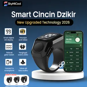 Skymicool Cincin Tasbih Digital Penghitung Doa Cincin Dzikir LED Display Bluetooth Wireless RC02