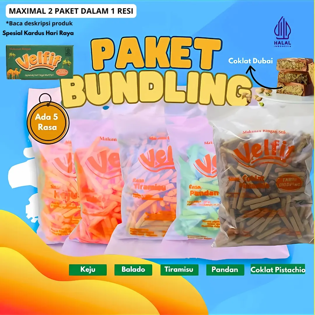 (VELFIT 1.1)  BUNDLING SNACK VELFIT STIK MIX 4 VARIAN RASA