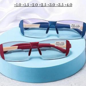 Kính Đọc Sách Điều Trị Từ Tính, TR, Không Gọng, Chống Ánh Sáng Xanh, Trùng Trọc, Dành Cho Nam Và Nữ, Unisex, Ánh Sáng Đôi, Thời Trang, Kính Mắt Viễn Thị