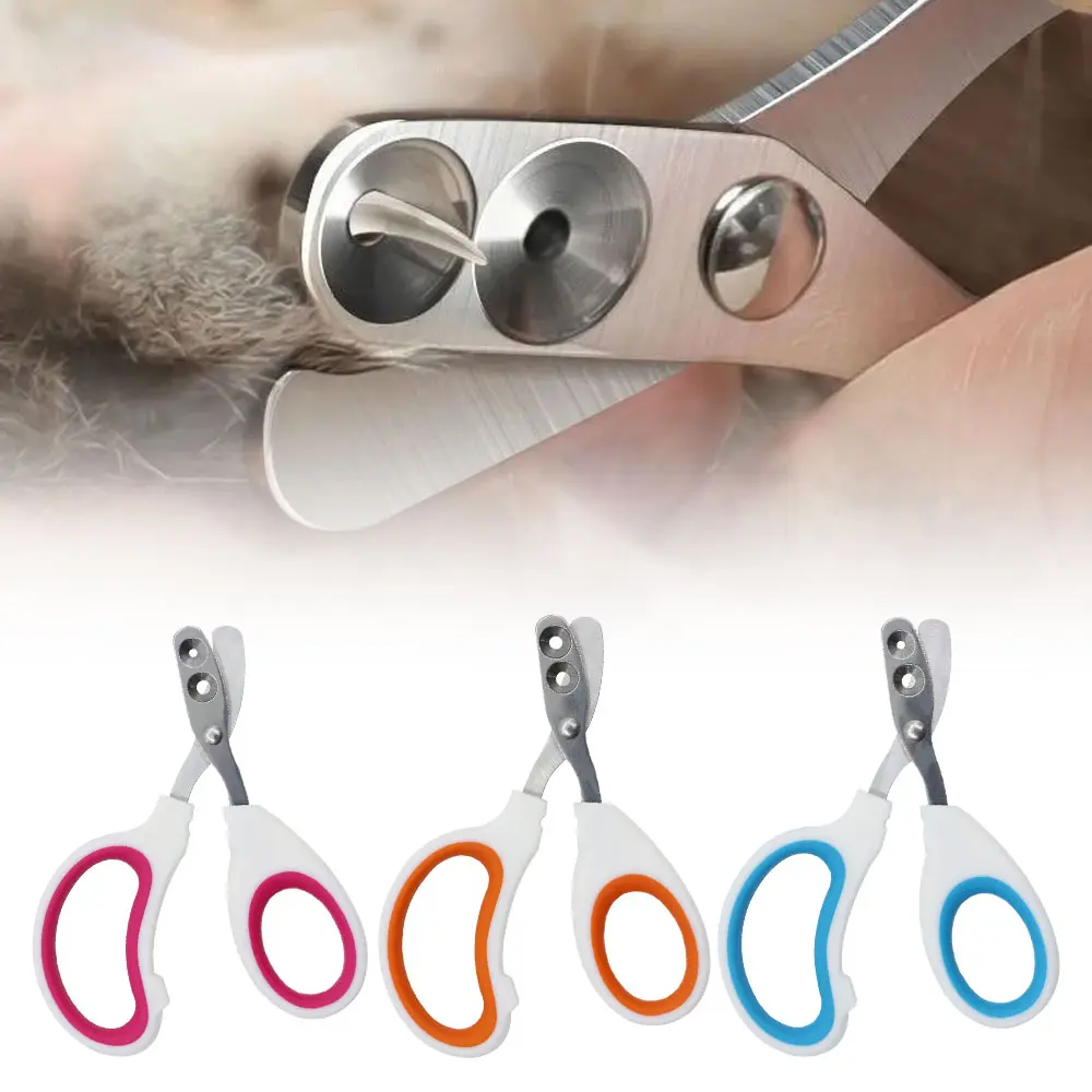 Pet Nail Clippers Cat Kitten Bird Claw Clippers Small Dog Nail Trimmer 2 hole