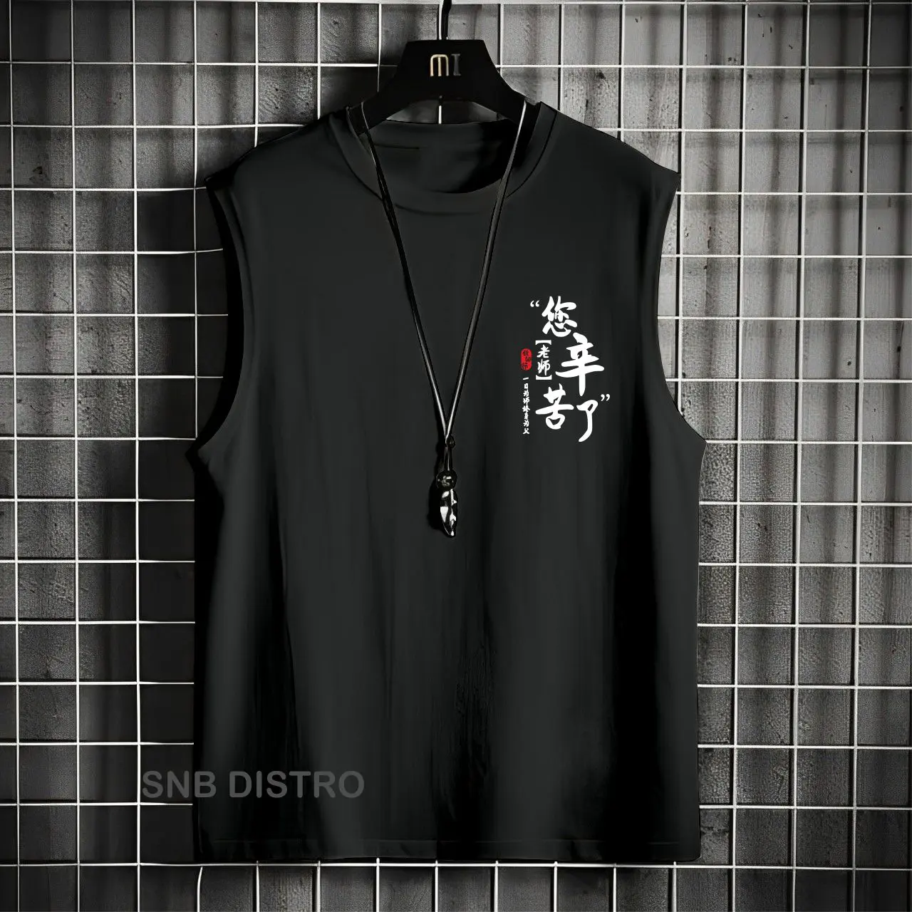 Baju Kaos Singlet Lekbong Santai Pria  / Kaos Tanktop Cowok Trendy Oblong Distro Keren Katun