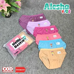 ALESHA CELANA DALAM ANAK PEREMPUAN Motif Gambar Nyaman Adem Halus Lembut Bisa COD Tersedia size M,L,XL Harga dan Kualitas Terbaik