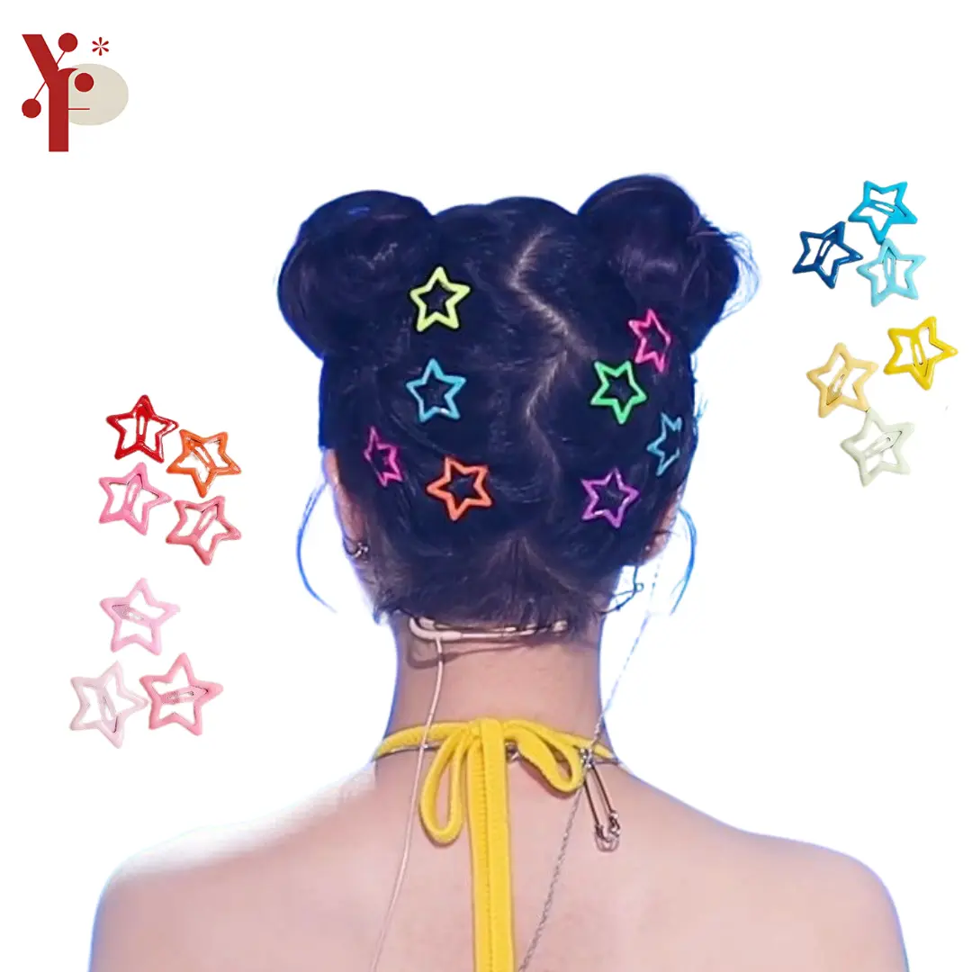 Yoona JR504 Jepit Rambut Bintang Manis Korea Y2k Keren Bintang Gadis Cantik Clips Aksesoris Hadiah
